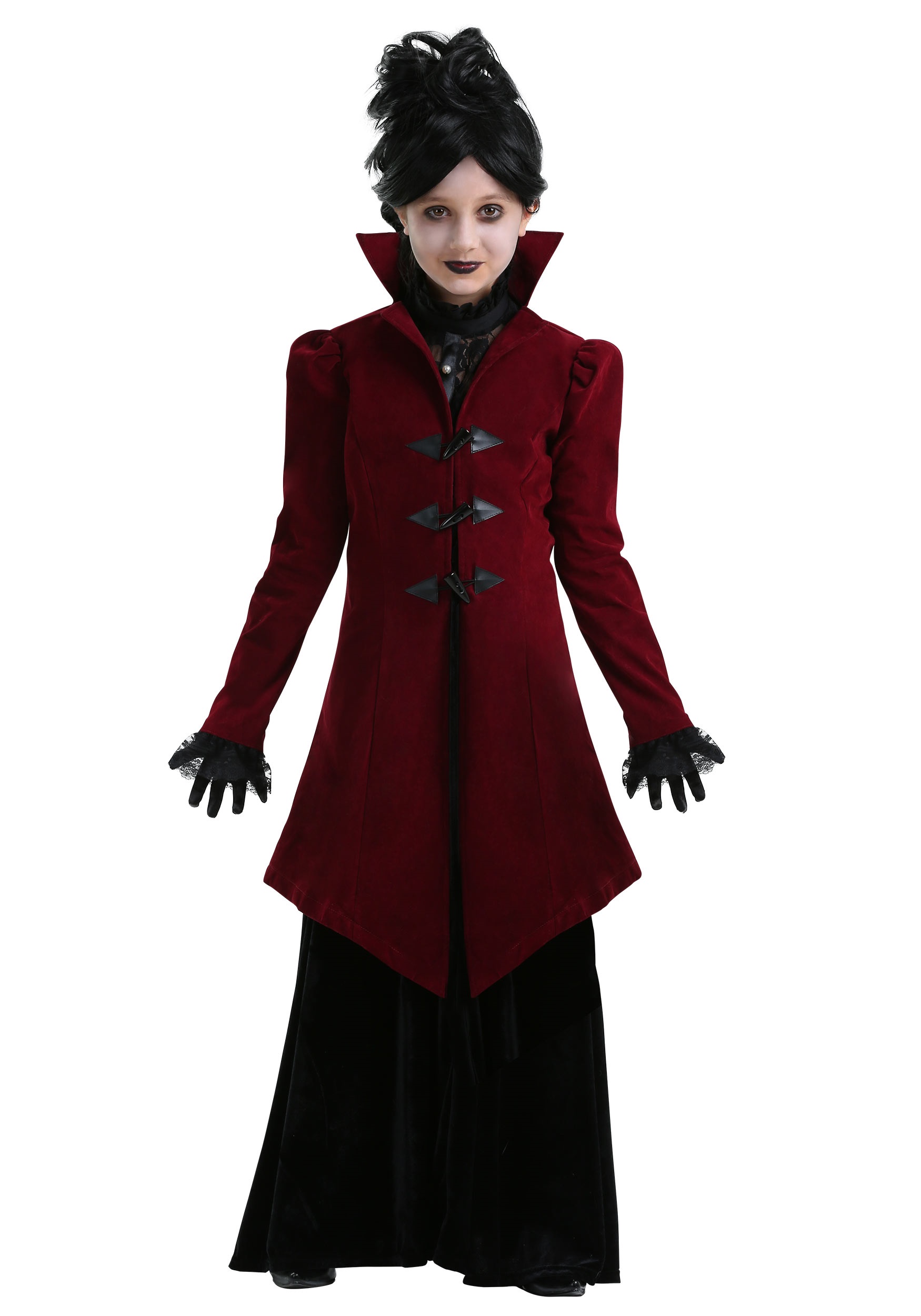 Photos - Fancy Dress FUN Costumes Delightfully Dreadful Girl's Vampiress Black/Red FUN1616C