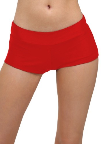 Deluxe Red Hot Pants For Adults