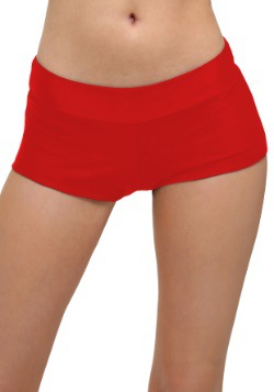 Deluxe Red Hot Pants For Adults