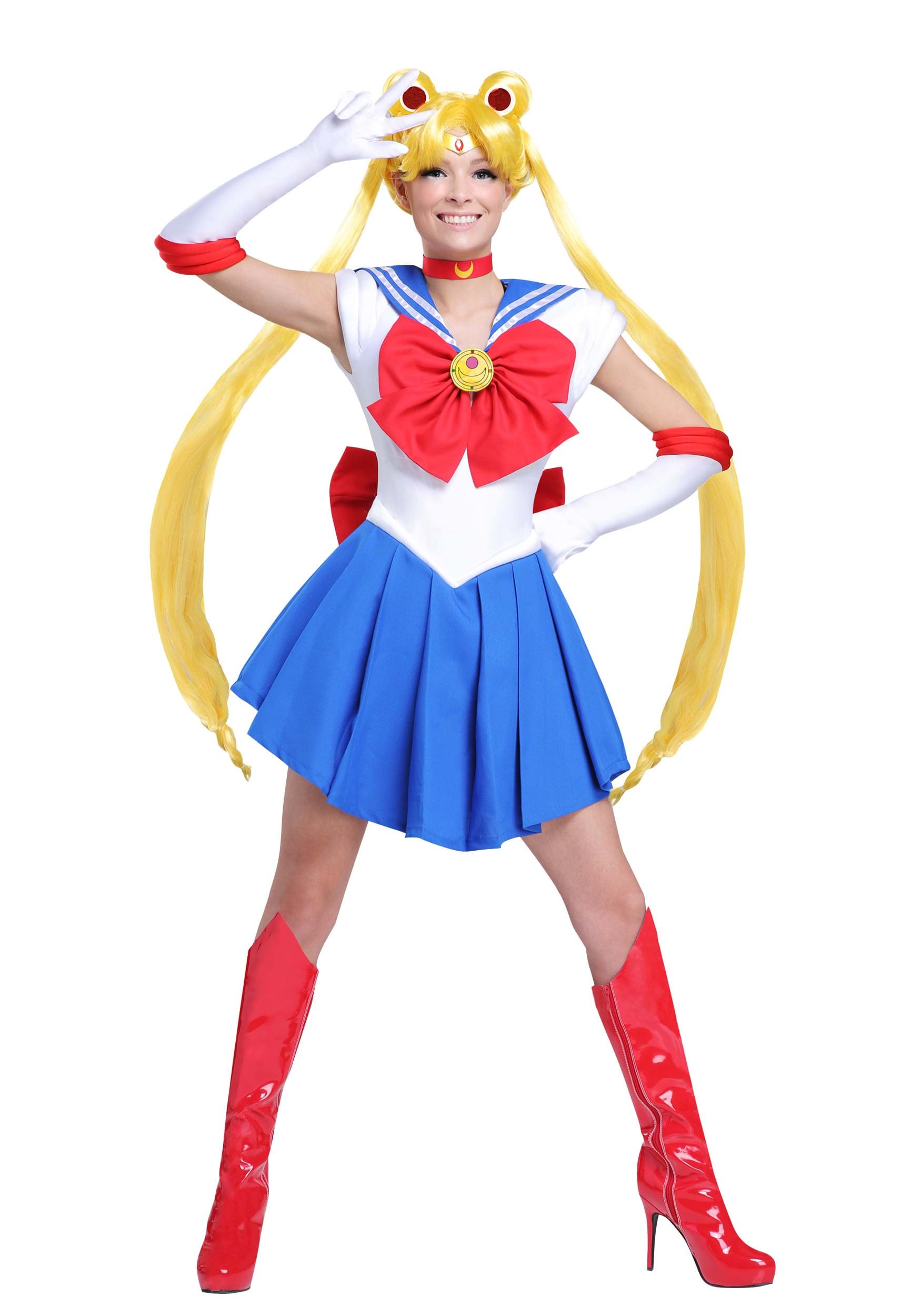 Photos - Fancy Dress MOON FUN Costumes The Sailor  Costume Blue/Red/White FUN6293AD 