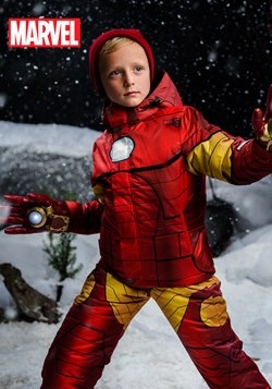 Kids Iron Man Superhero Snow Jacket