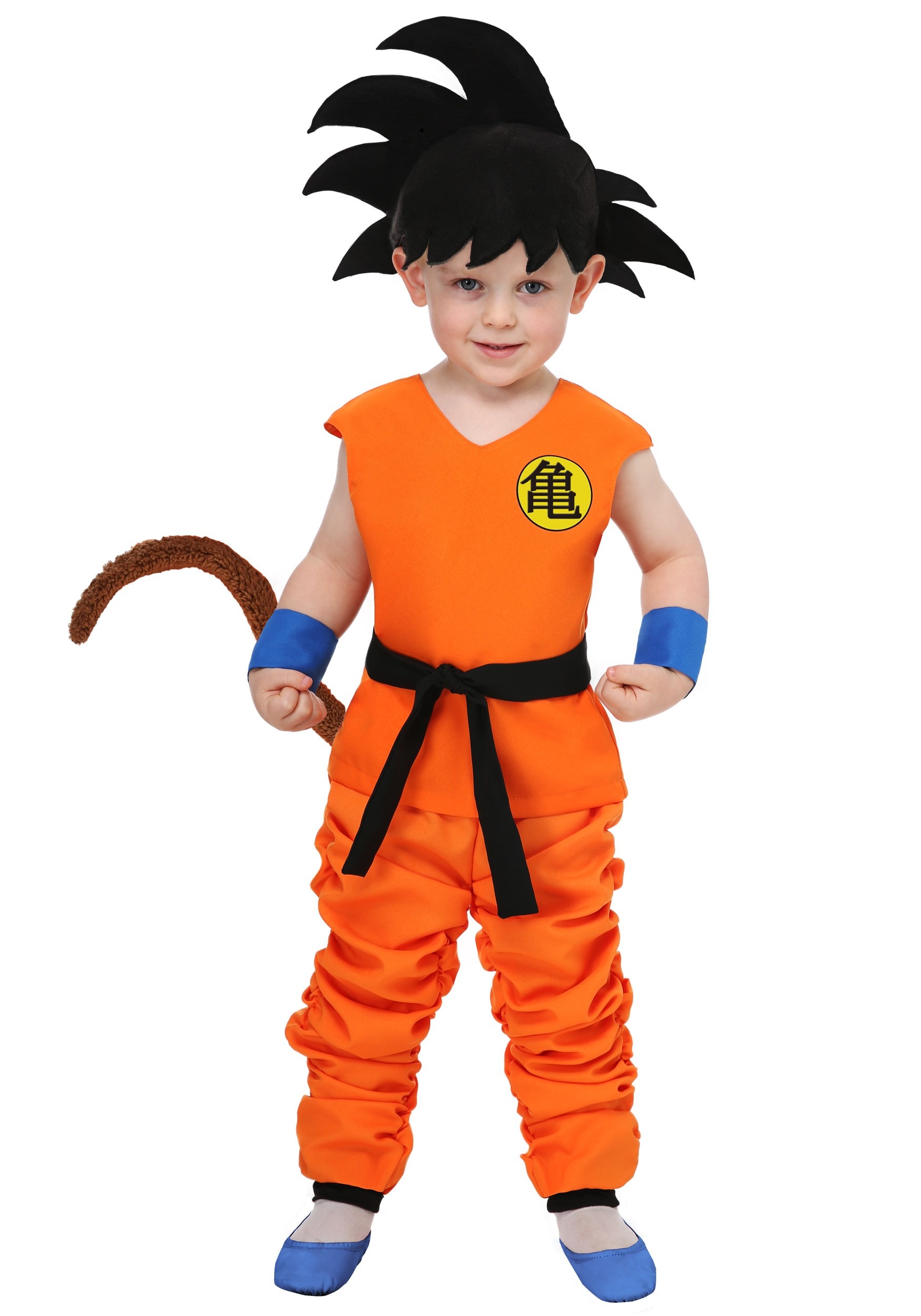 Photos - Fancy Dress Dragon FUN Costumes  Ball Kid Goku Costume for Toddlers Black/Blue/ 