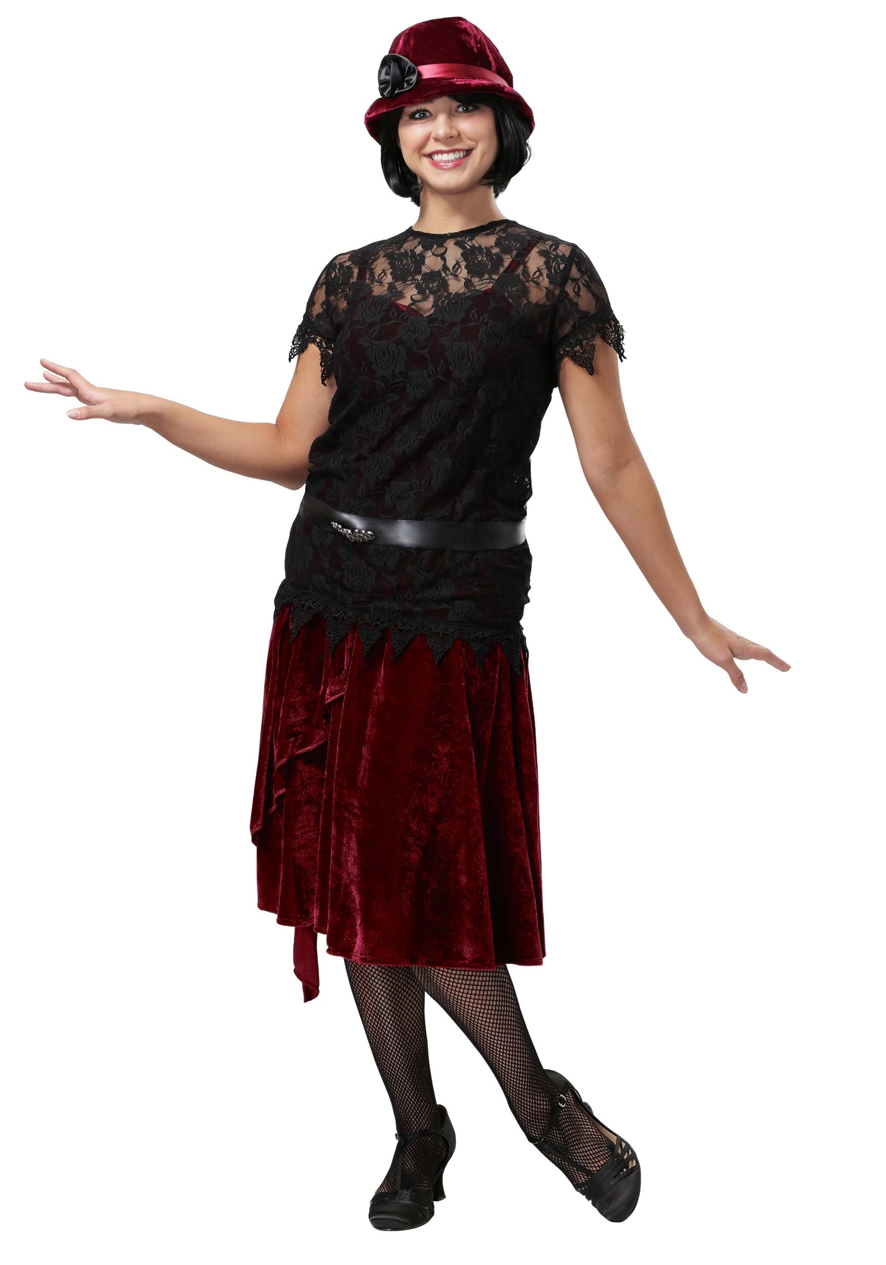 Photos - Fancy Dress FUN Costumes Women's Toe Tappin Flapper Black/Red FUN1619AD