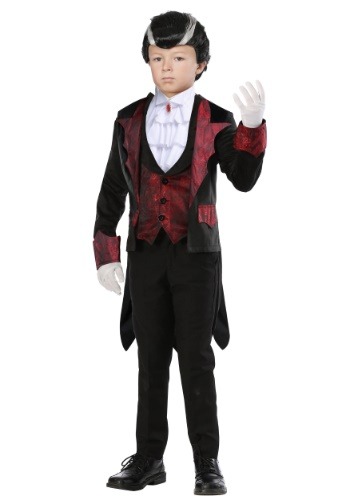 Dashing Vampire Count Boy's Costume