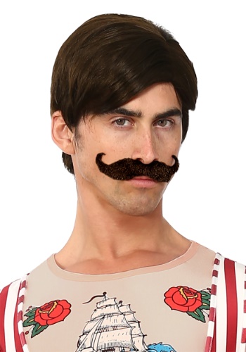 Strongman Wig and Mustache for Men