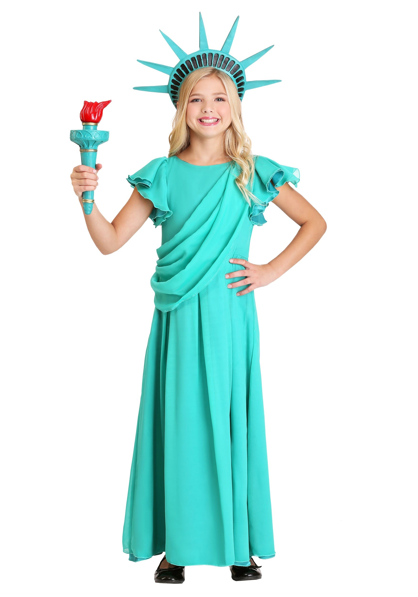 Statue of Liberty Girls Costume