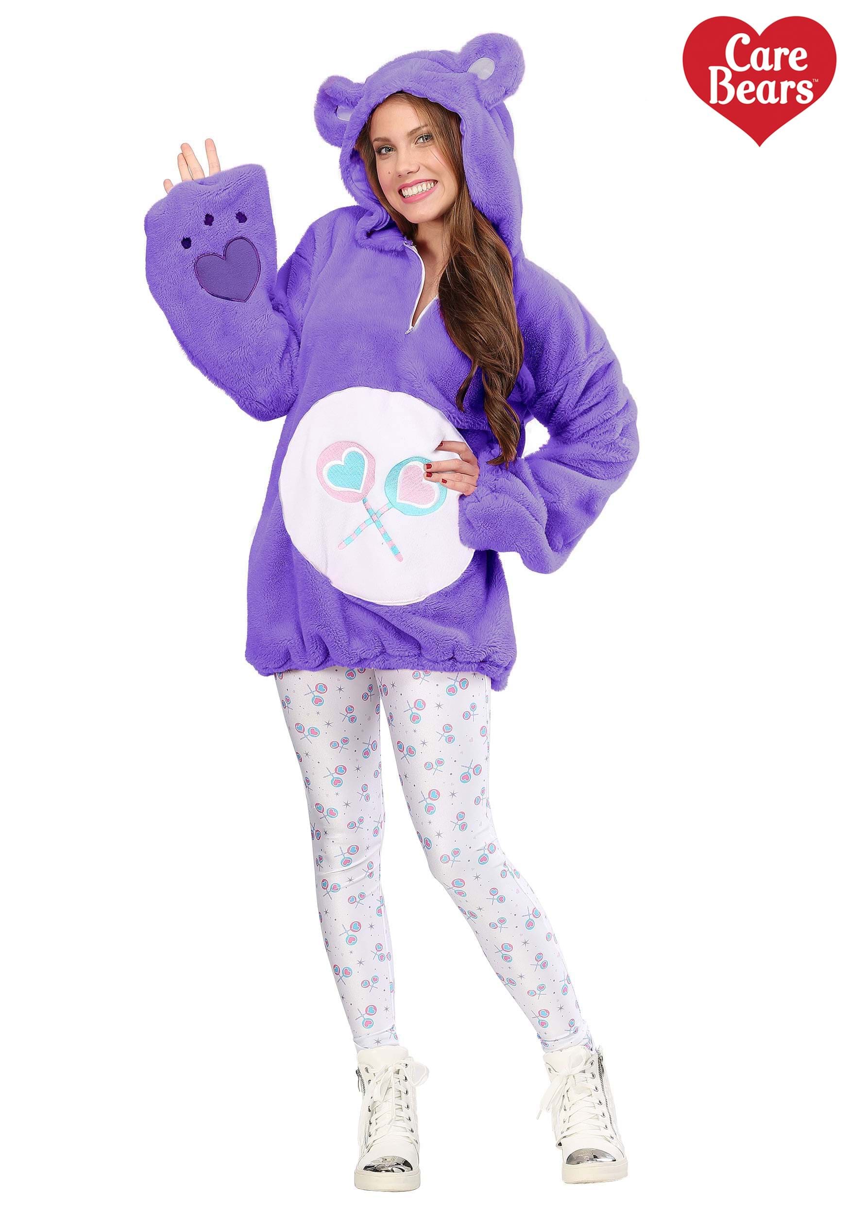 Care Bears Deluxe Share Bear Hoodie Costume For Women