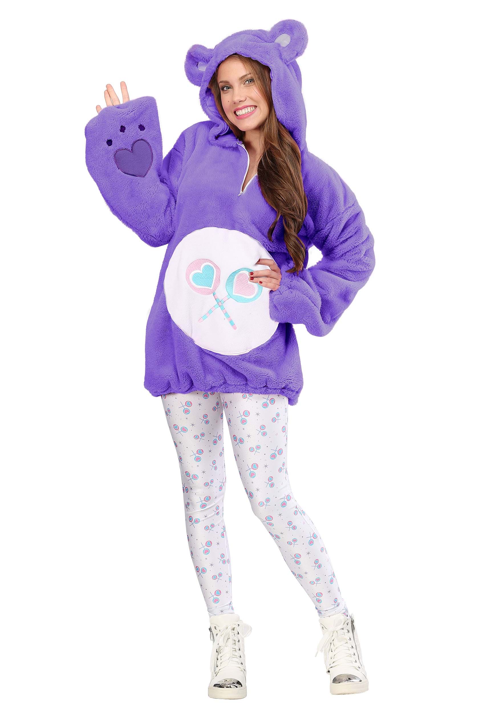 Care Bears Deluxe Share Bear Hoodie Costume for Women