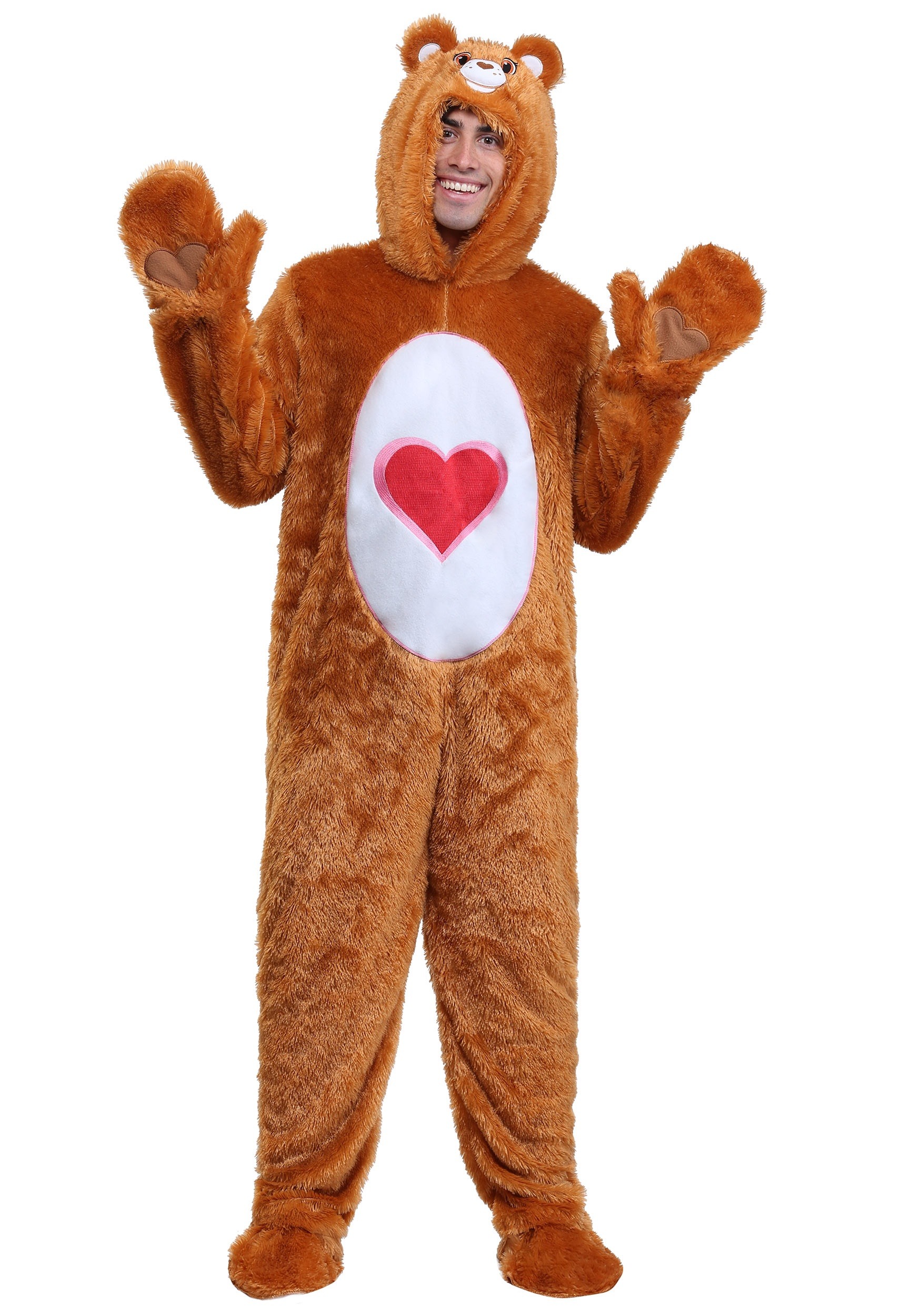 Adult Care Bears Classic Tenderheart Bear Costume | Care Bear Costumes