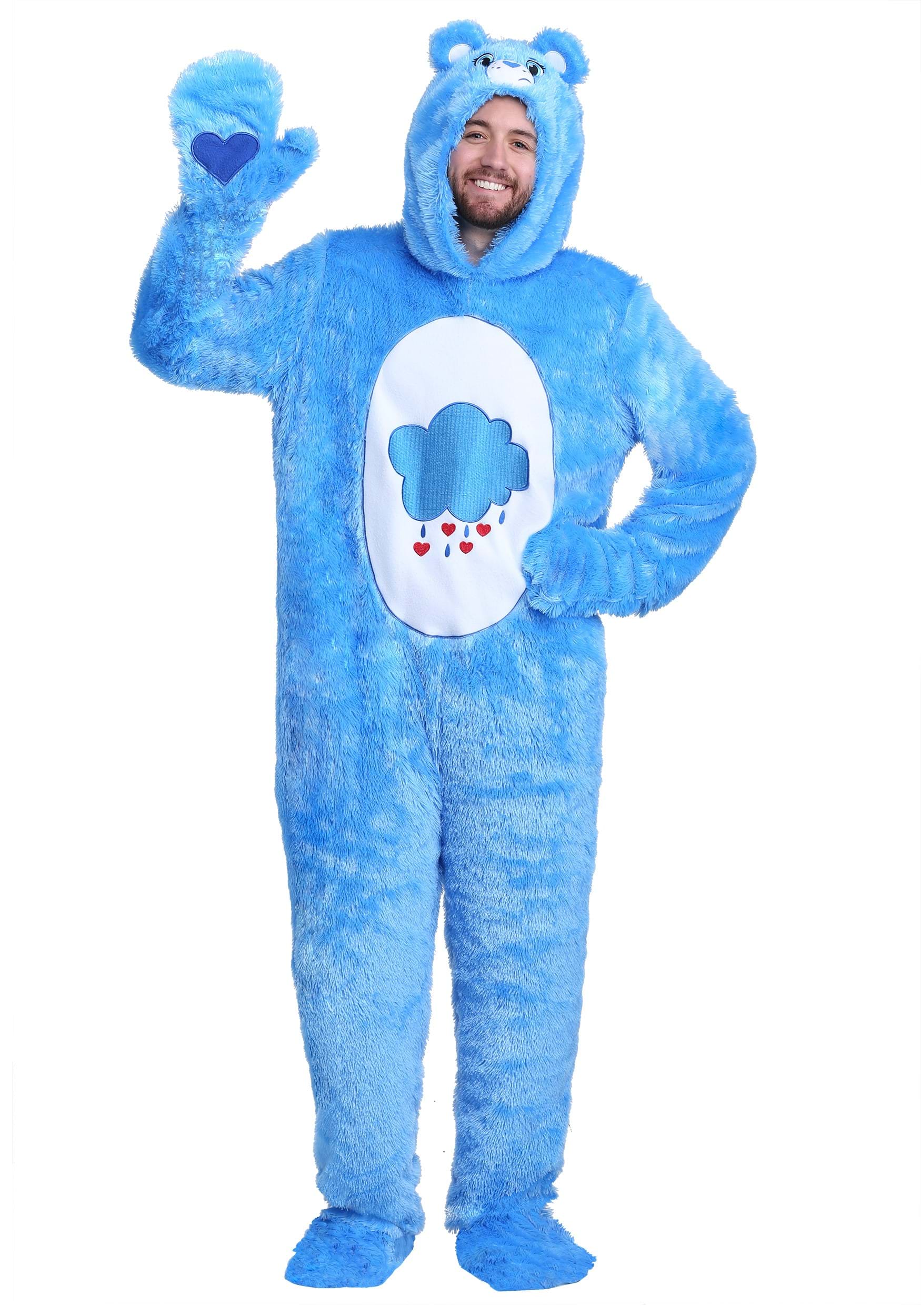 Photos - Fancy Dress CARE FUN Costumes  Bears Classic Grumpy Bear Costume for Adults Blue FUN649 