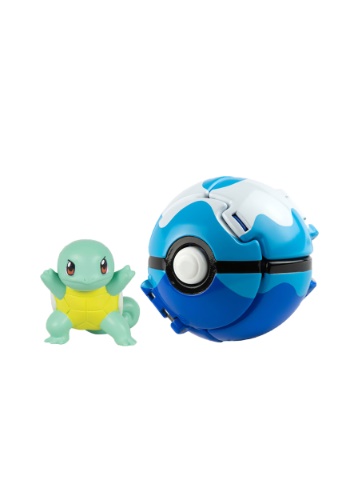 Throw N Pop Poke Ball With Squirtle Figure