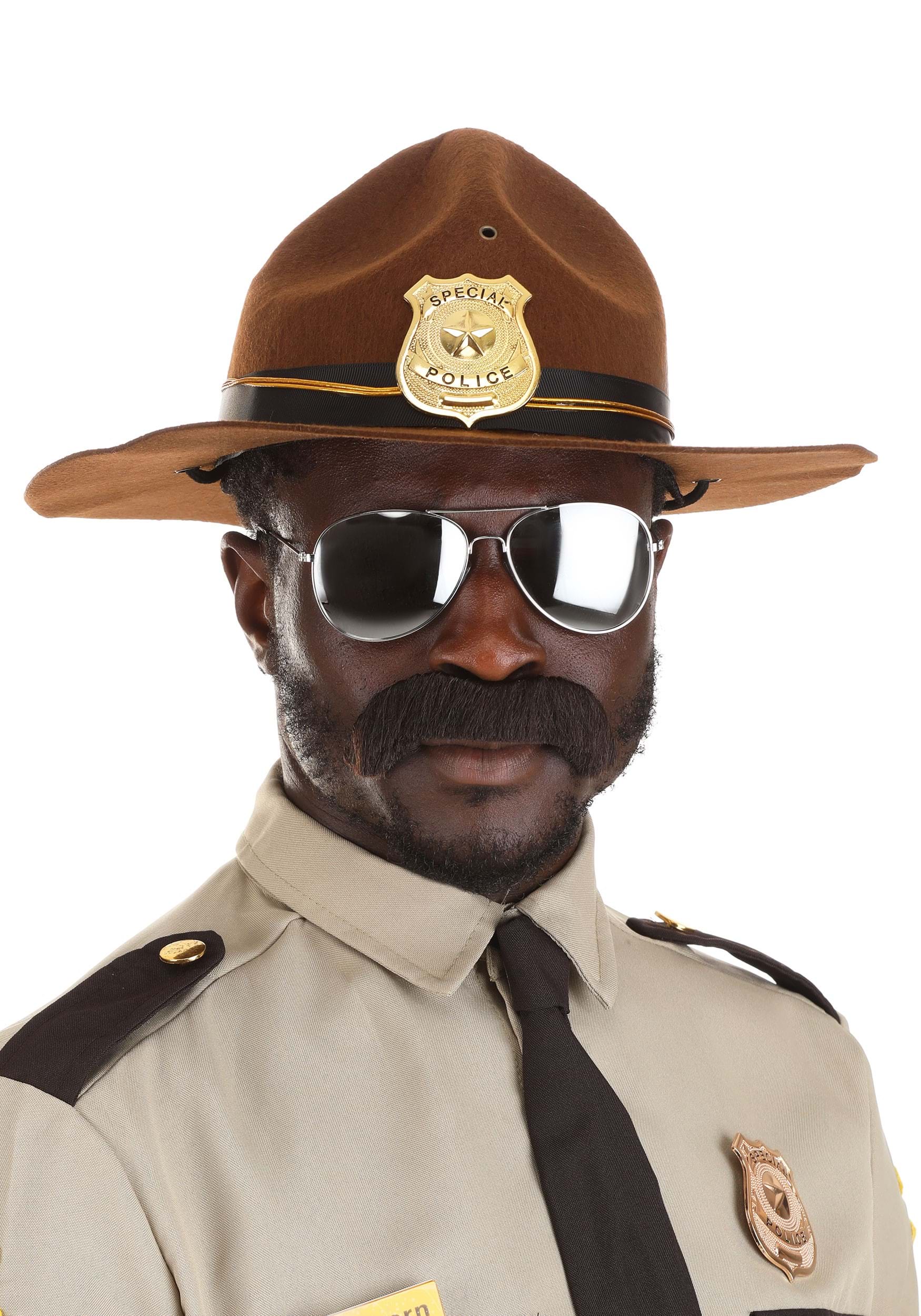 Men's Adult Super Troopers Mustache and Sunglasses Kit
