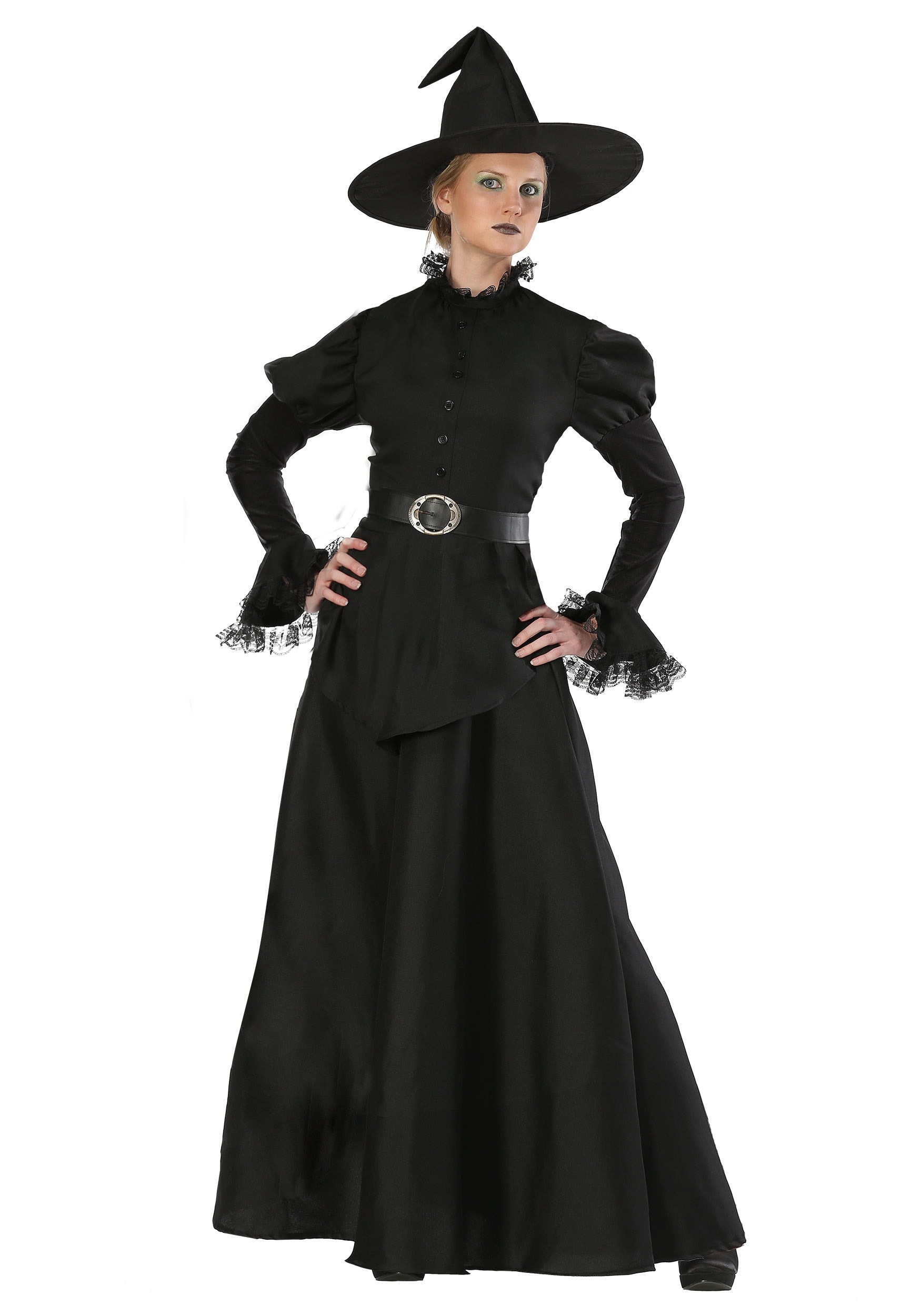 Plus Size Womens Classic Black Witch Costume