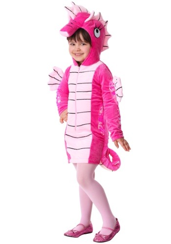 Girls Toddler Pink Seahorse Costume