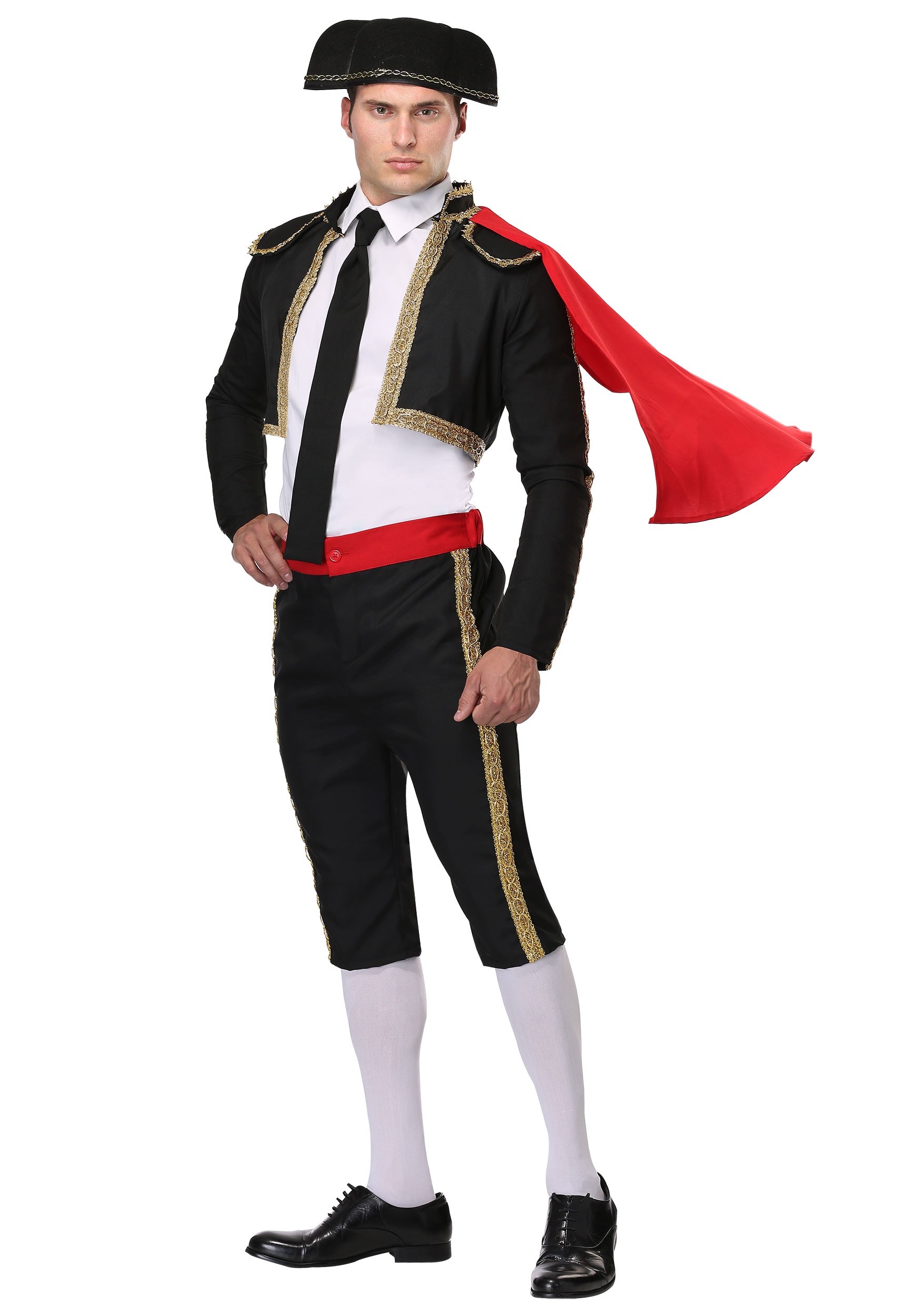 Photos - Fancy Dress Matador FUN Costumes Mighty Men's Spanish  Costume Black/Red FUN6864AD 