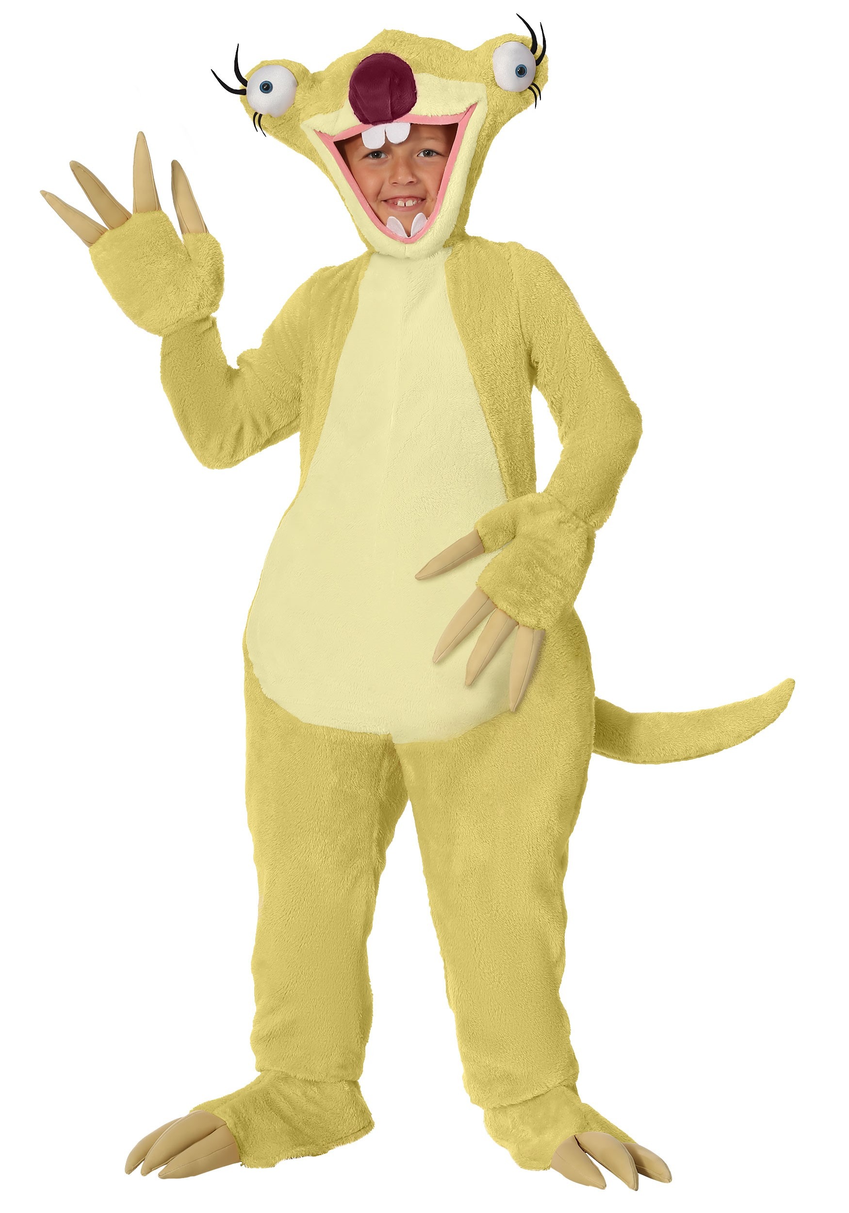 Photos - Fancy Dress Ice FUN Costumes  Age Sid the Sloth Child Costume Yellow FUN6961CH 