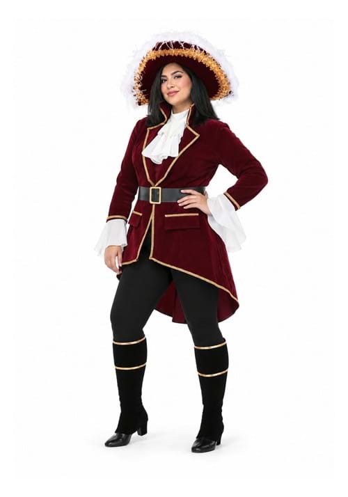 Captain Hook Plus Size Costume for Women upd