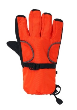Pair of Kids Orange Astronaut Gloves