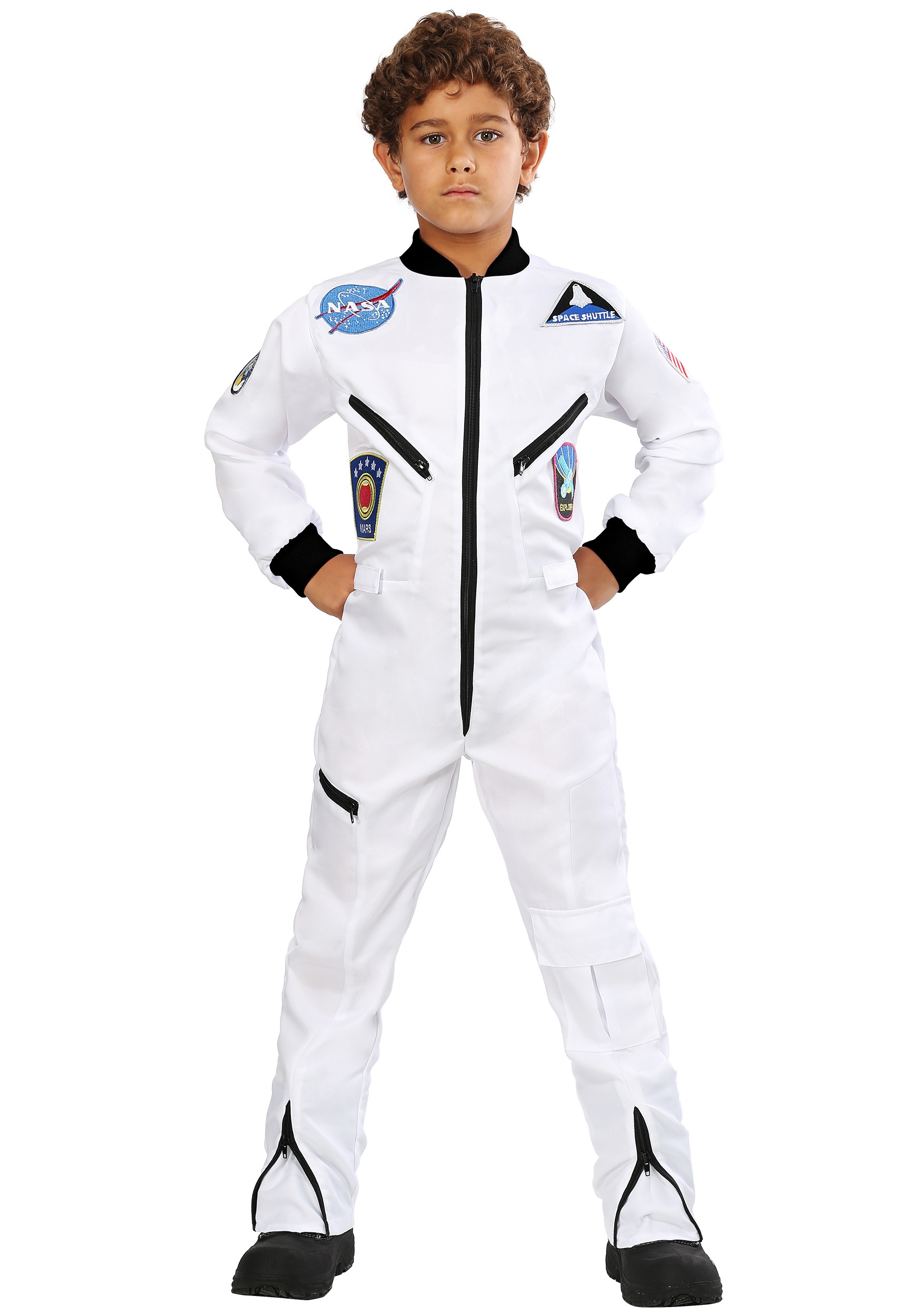 Photos - Fancy Dress FUN Costumes Astronaut Jumpsuit Costume for Children | Uniform Costumes Bl