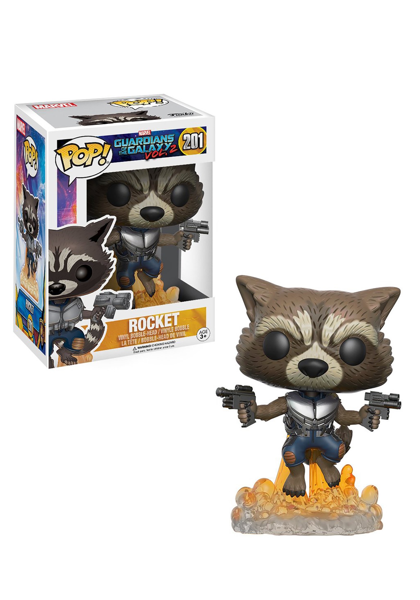 Funko POP Rocket Raccoon Bobblehead Figure from Guardians 2