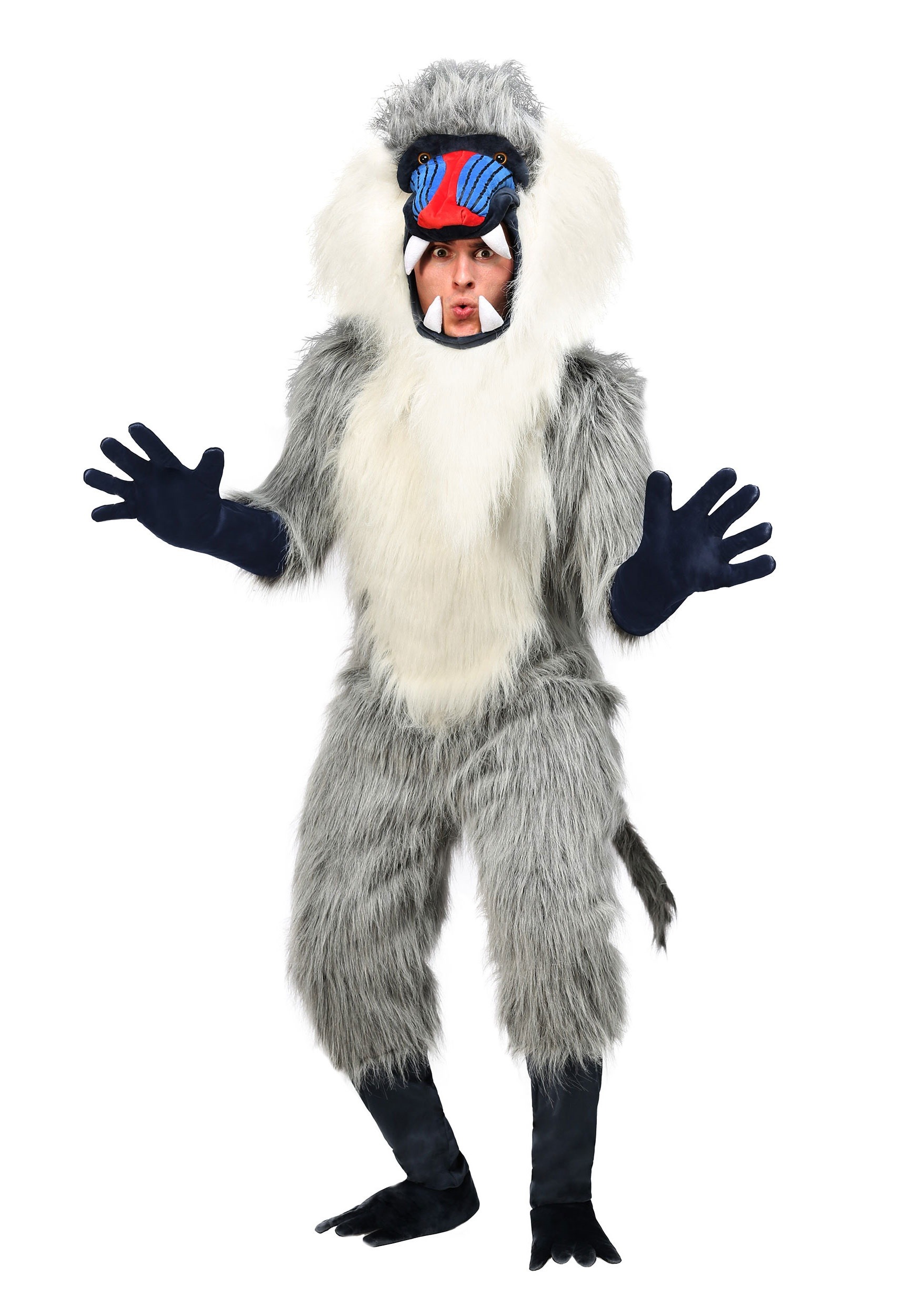 Baboon Adult Costume , Adult Animal Costumes