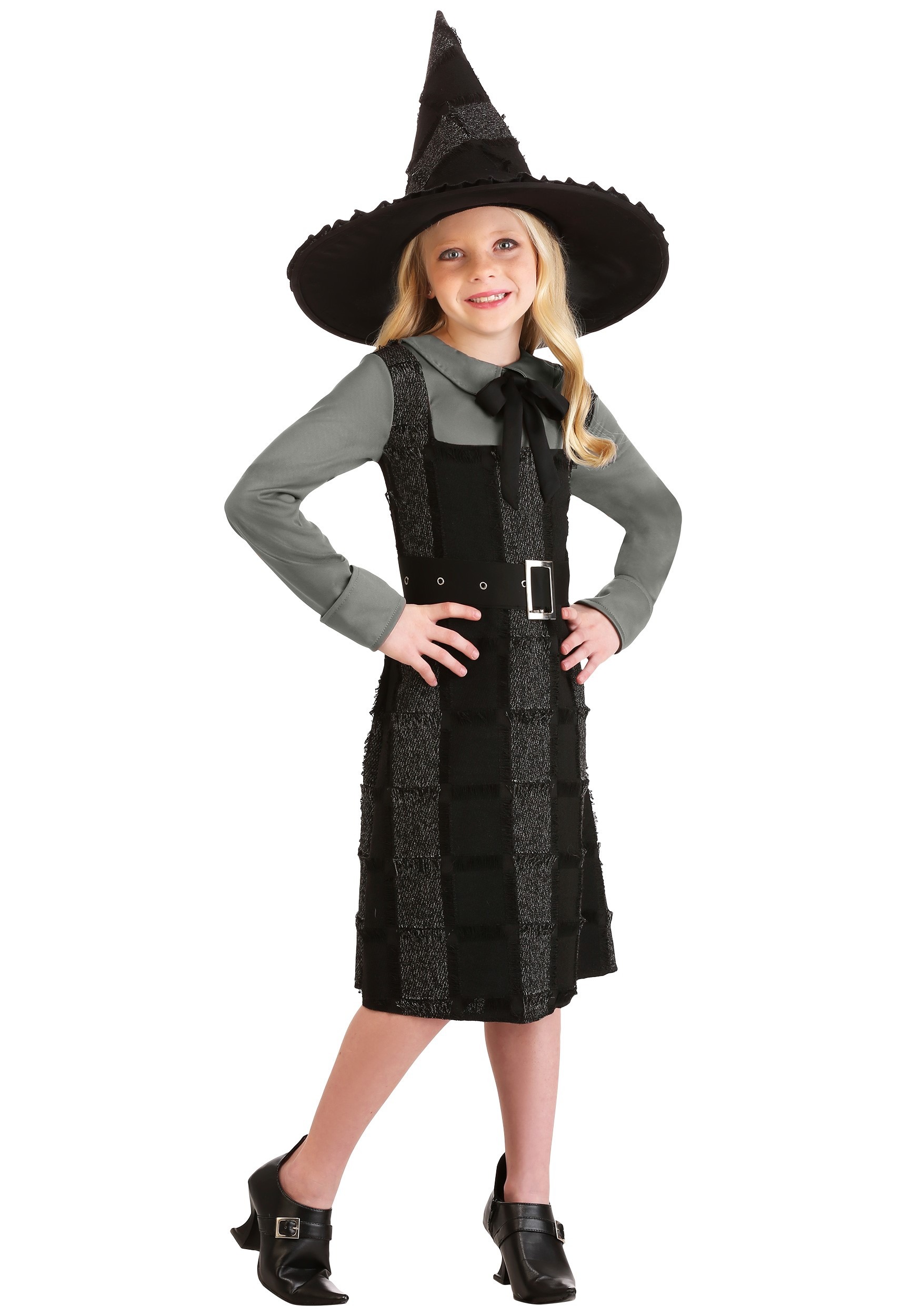 Photos - Fancy Dress CHARMING Sports FUN Costumes Charming Witch Girl's Costume | Kid's Witch Costumes Black 