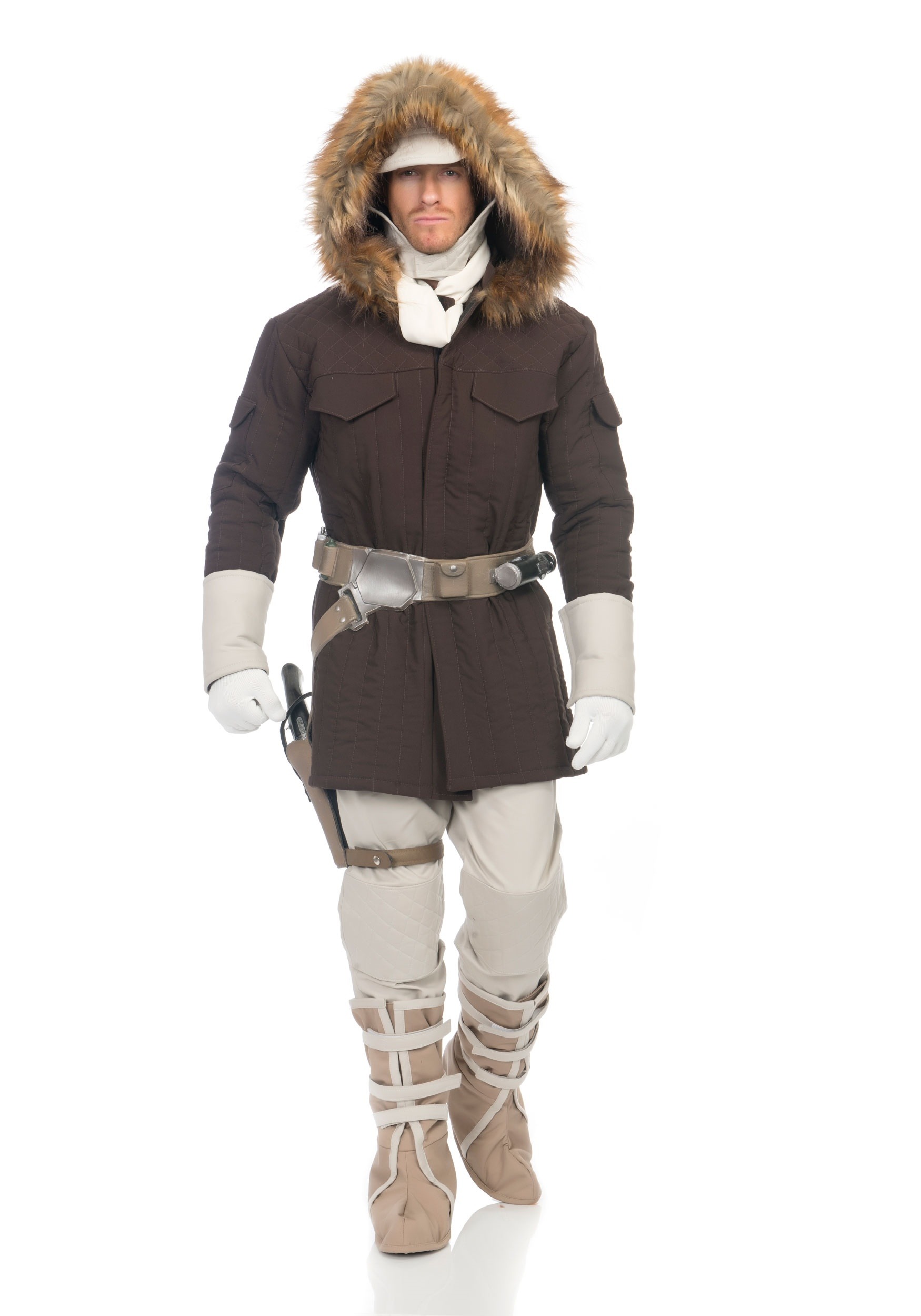 Photos - Fancy Dress Han Charades Hoth  Solo Men's Costume Brown/Beige CH03286 