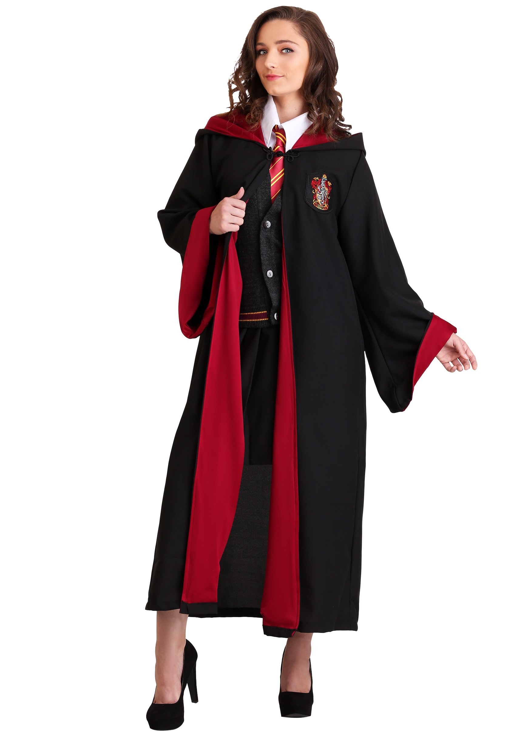 Details about   Kid & Adult Hermione Granger Cosplay Costume Gryffindor Uniform Halloween Suit 