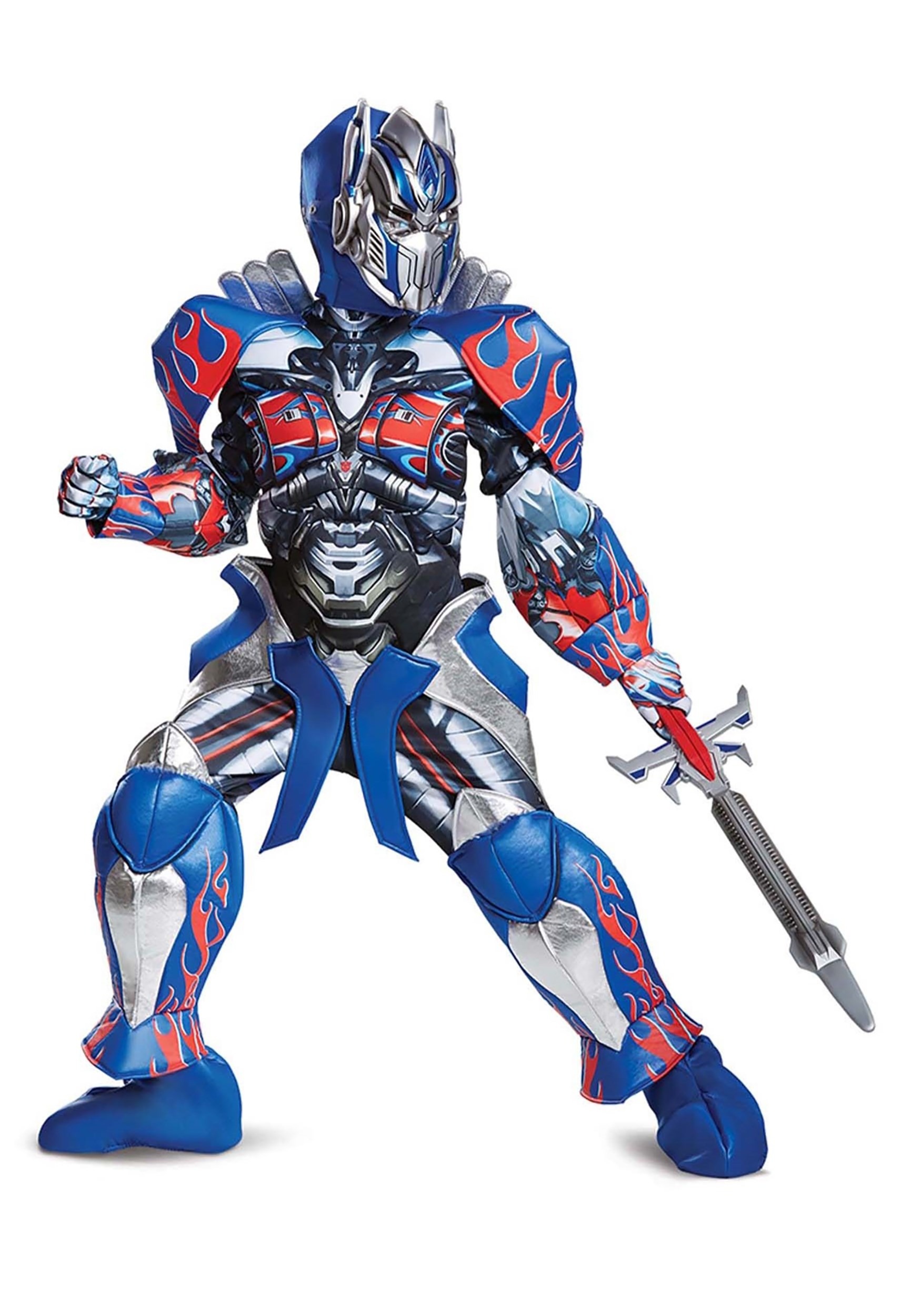 Photos - Fancy Dress OPTIMUS Disguise Prestige  Prime Costume for Child Blue/Red/Gray DI 