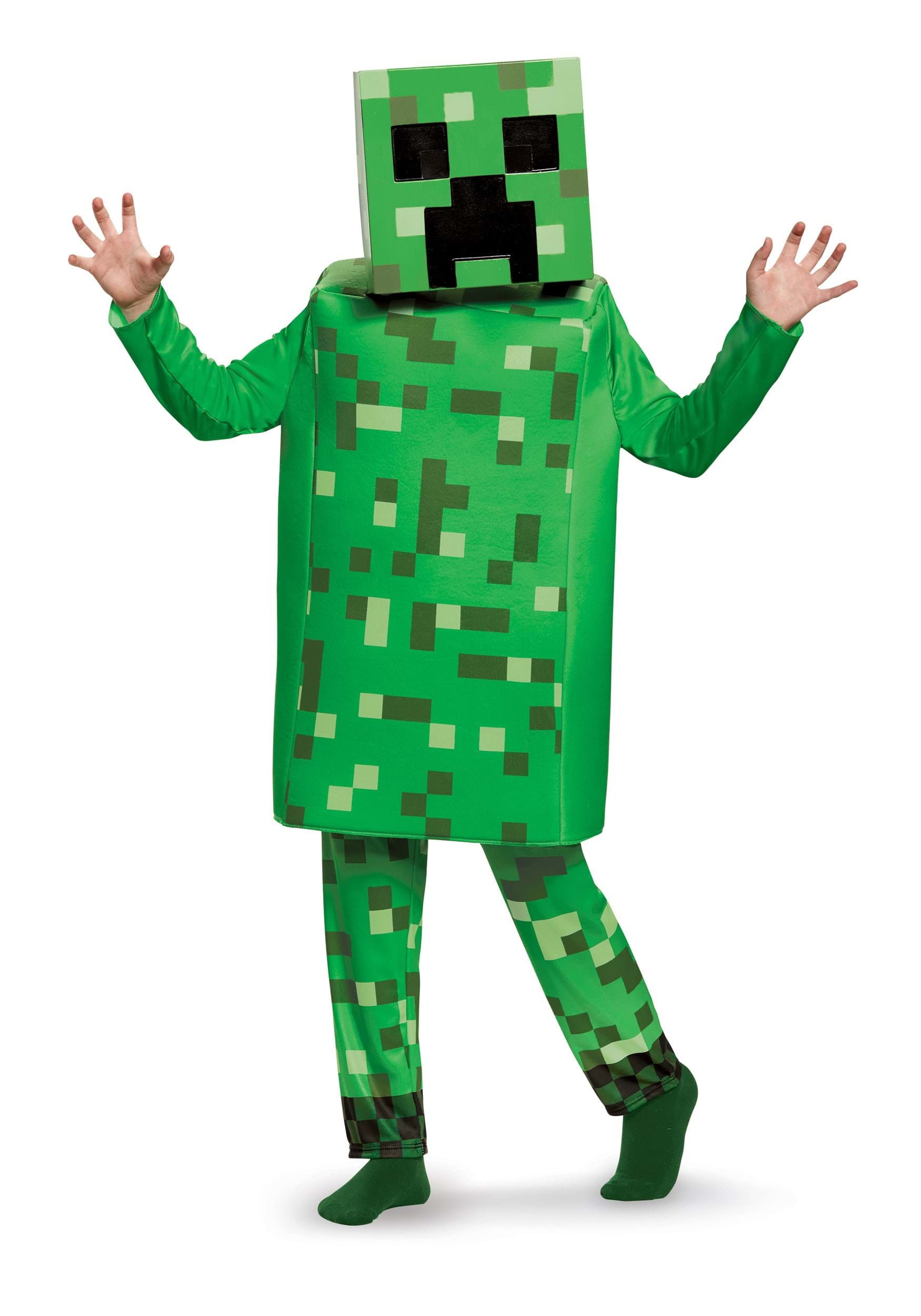 Photos - Fancy Dress Deluxe Disguise Minecraft Creeper  Costume for Kids Green/Black DI65659 