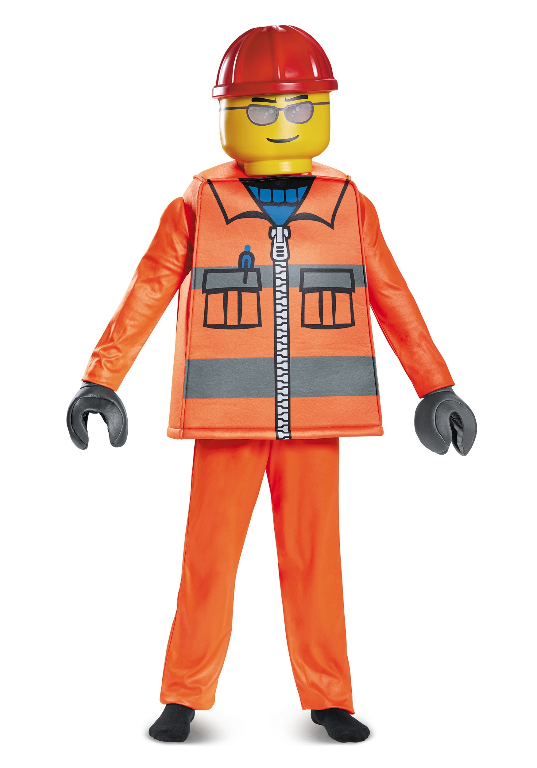  Lego  Construction Worker Deluxe Child Costume 