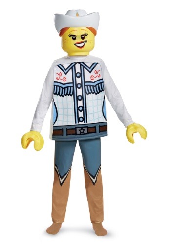 Deluxe Lego Cowgirl Child Costume