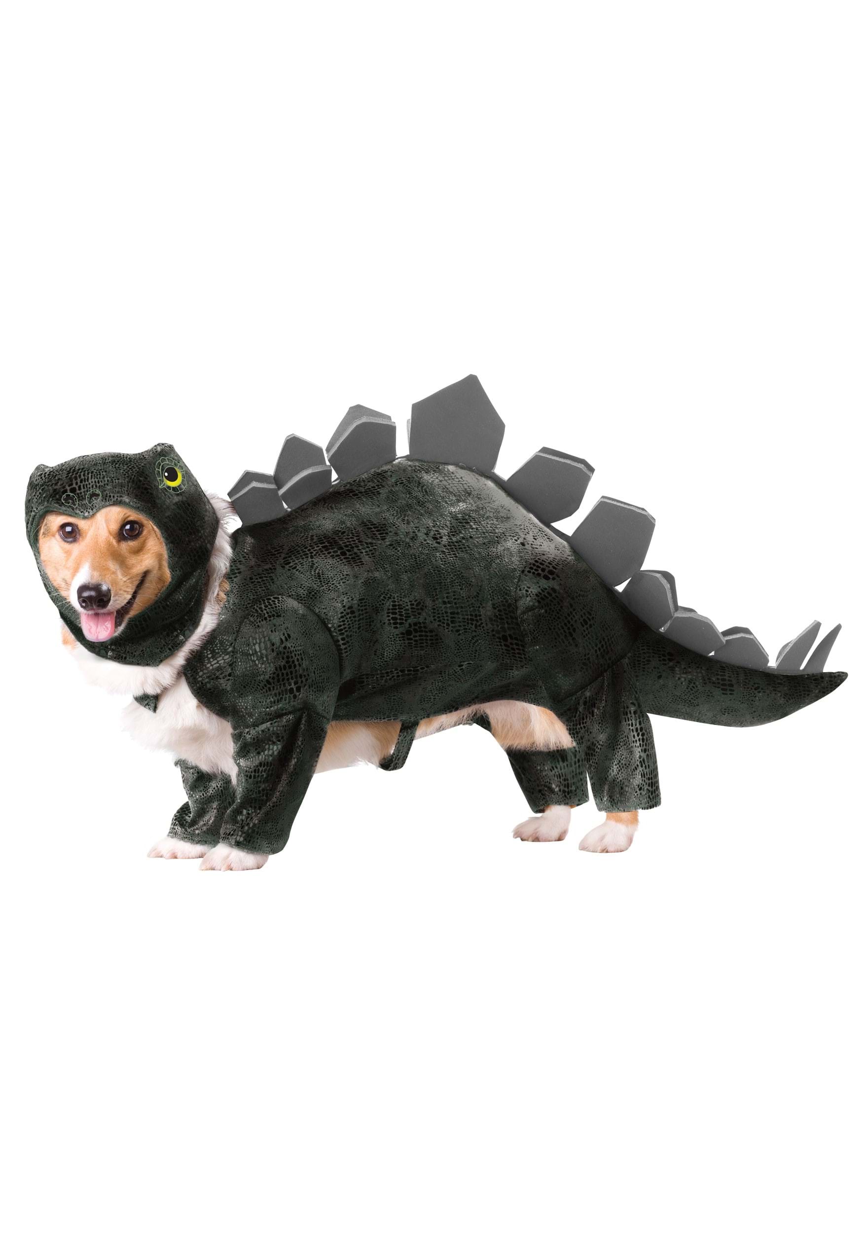 Photos - Fancy Dress California Costume Collection Stegosaurus Costume for Pets Brown/Green 