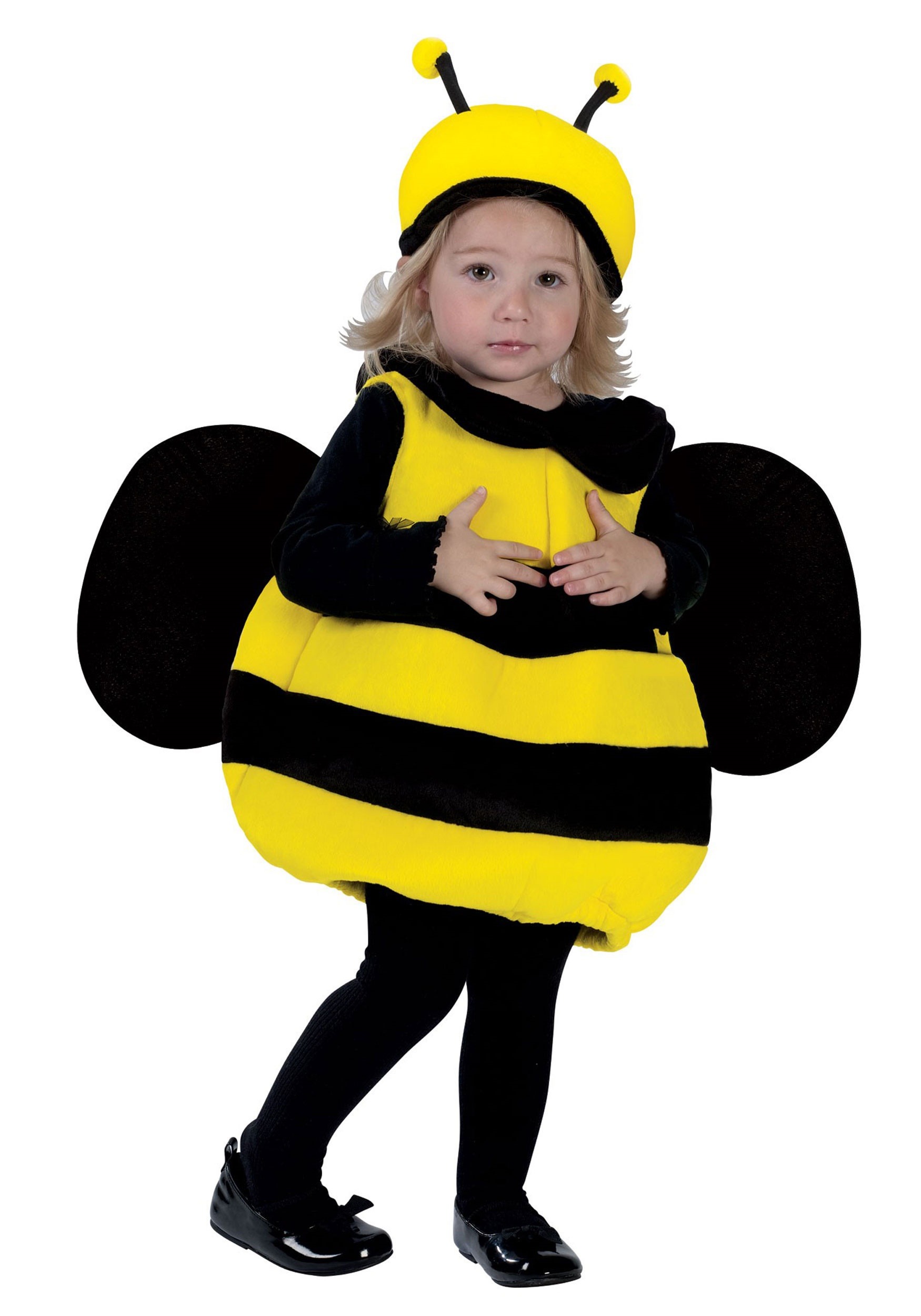 Photos - Fancy Dress Bubble Fun World Bumble Bee  Costume for Toddler's Black/Yellow FU9653 