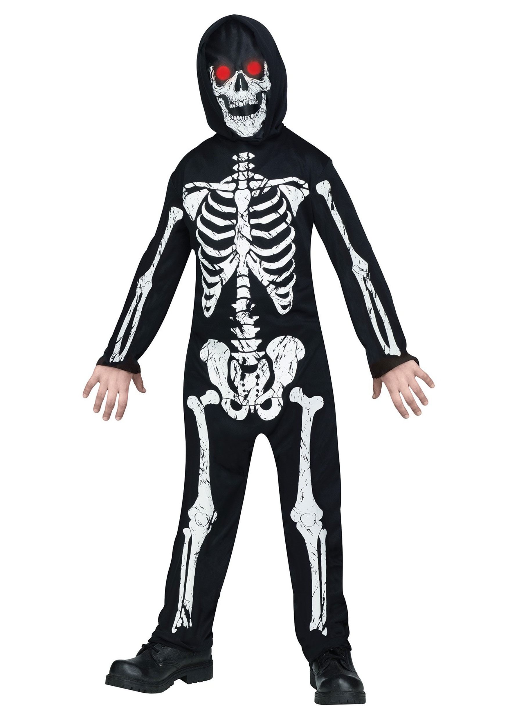 Photos - Fancy Dress Fun World Fade In/Out Skeleton Kid's Costume Black/White FU117532