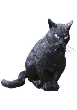 13" Realistic Scary Cat Halloween Decoration