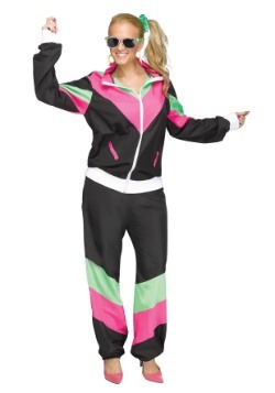Woman's 80's Track Suit Costume