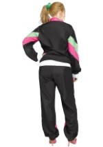 Woman's 80's Track Suit Plus Size Costume Alt 1