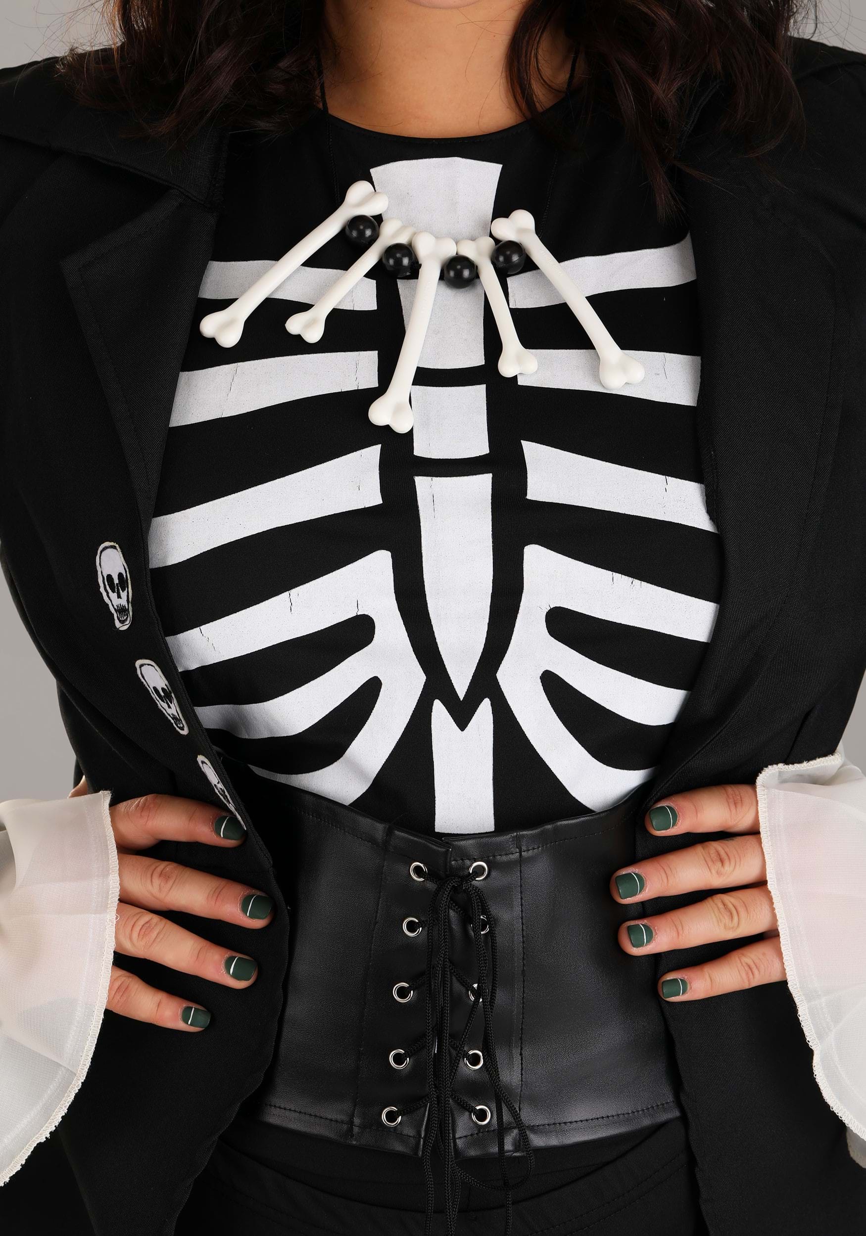 Plus Size Women's Voodoo Skeleton Costume , Exclusive