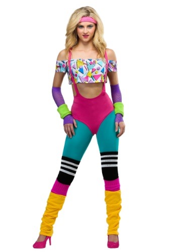 Work It Out 80's Women's Costume Main