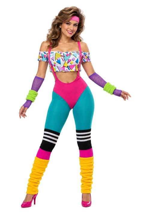Work It Out 80s Womens Costume New Main
