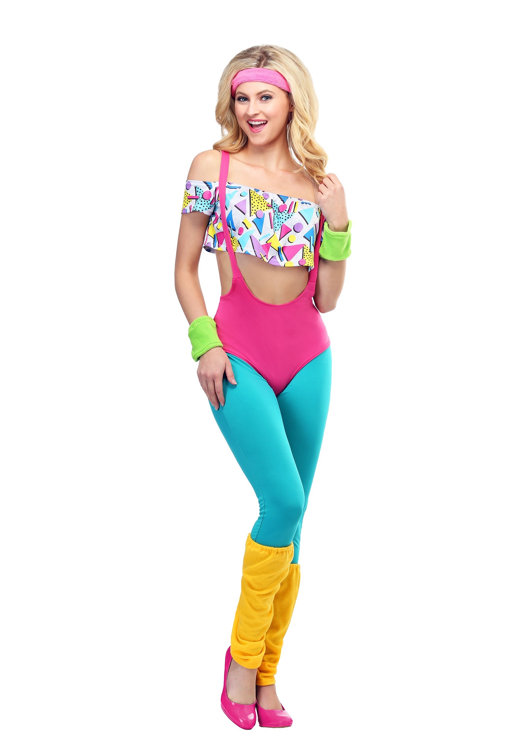 Work It Out Womens 80s Costume