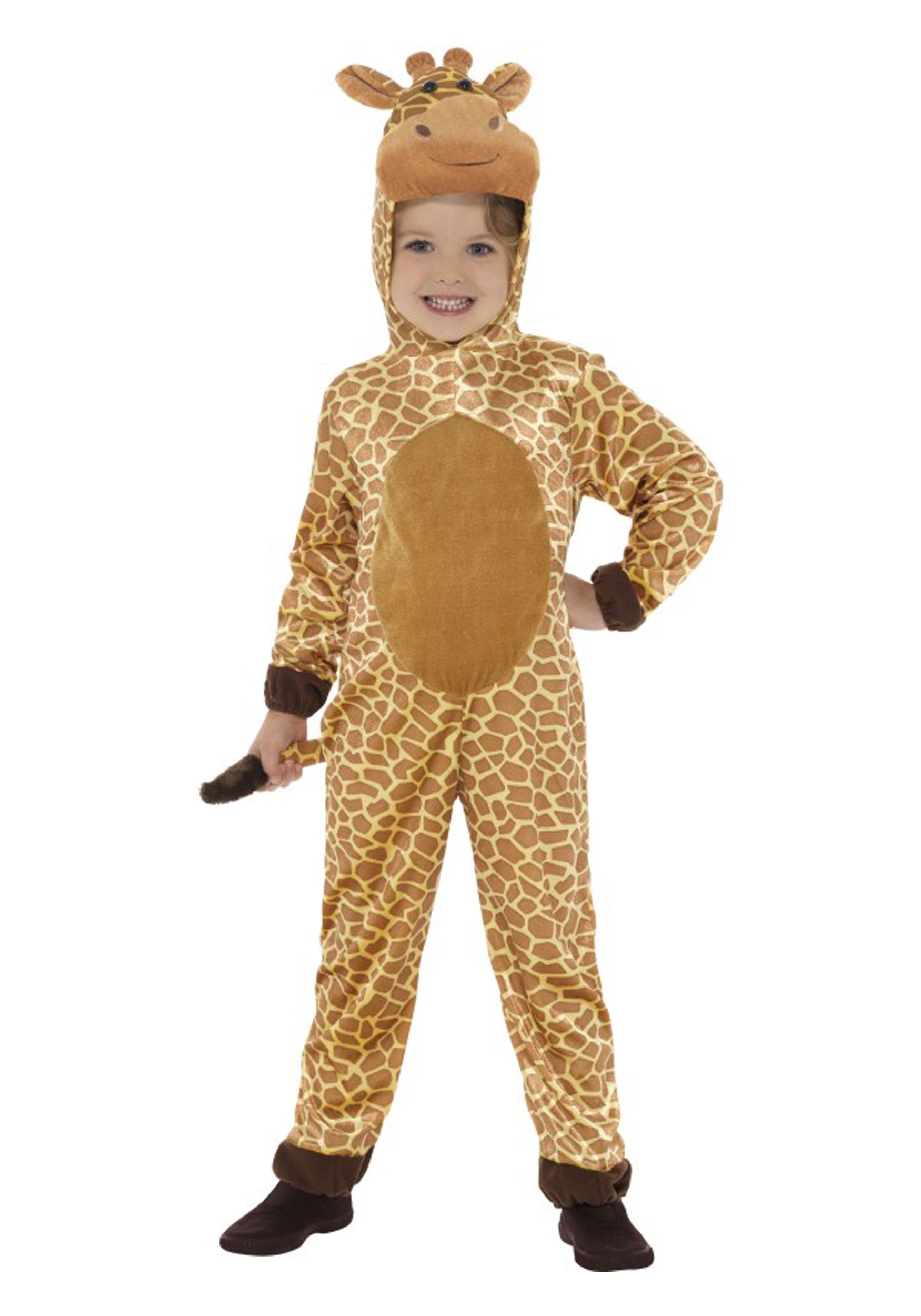 Photos - Fancy Dress Giraffe Smiffys  Costume for Kids Yellow SM44421 