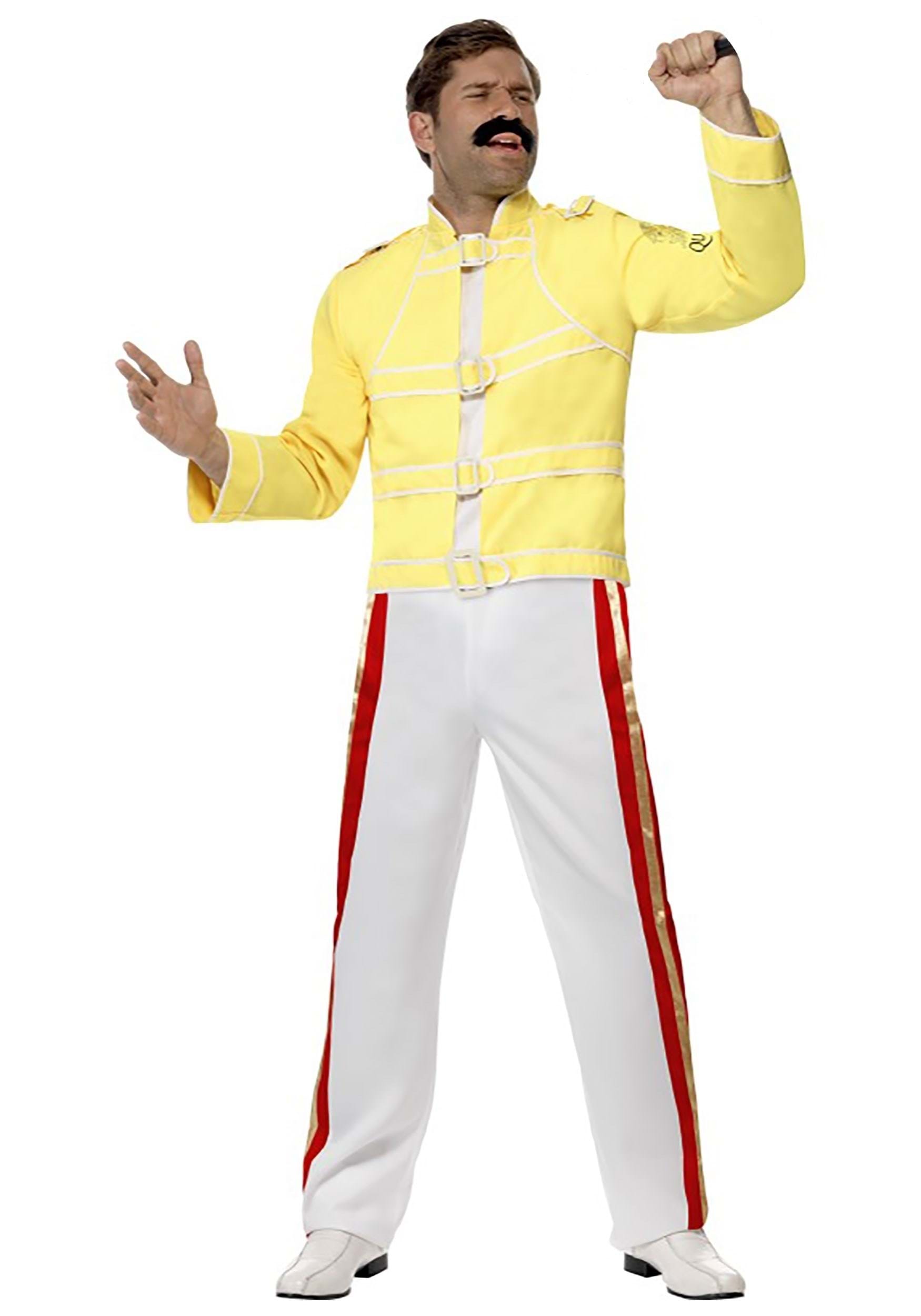 Photos - Fancy Dress Mercury Smiffys Freddie  Costume Red/Yellow/White SM48299 