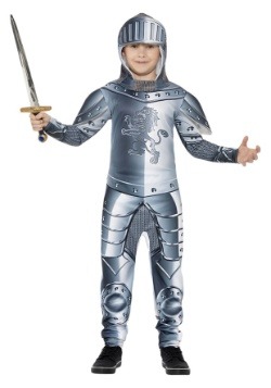 Silver Boy's Knight Costume