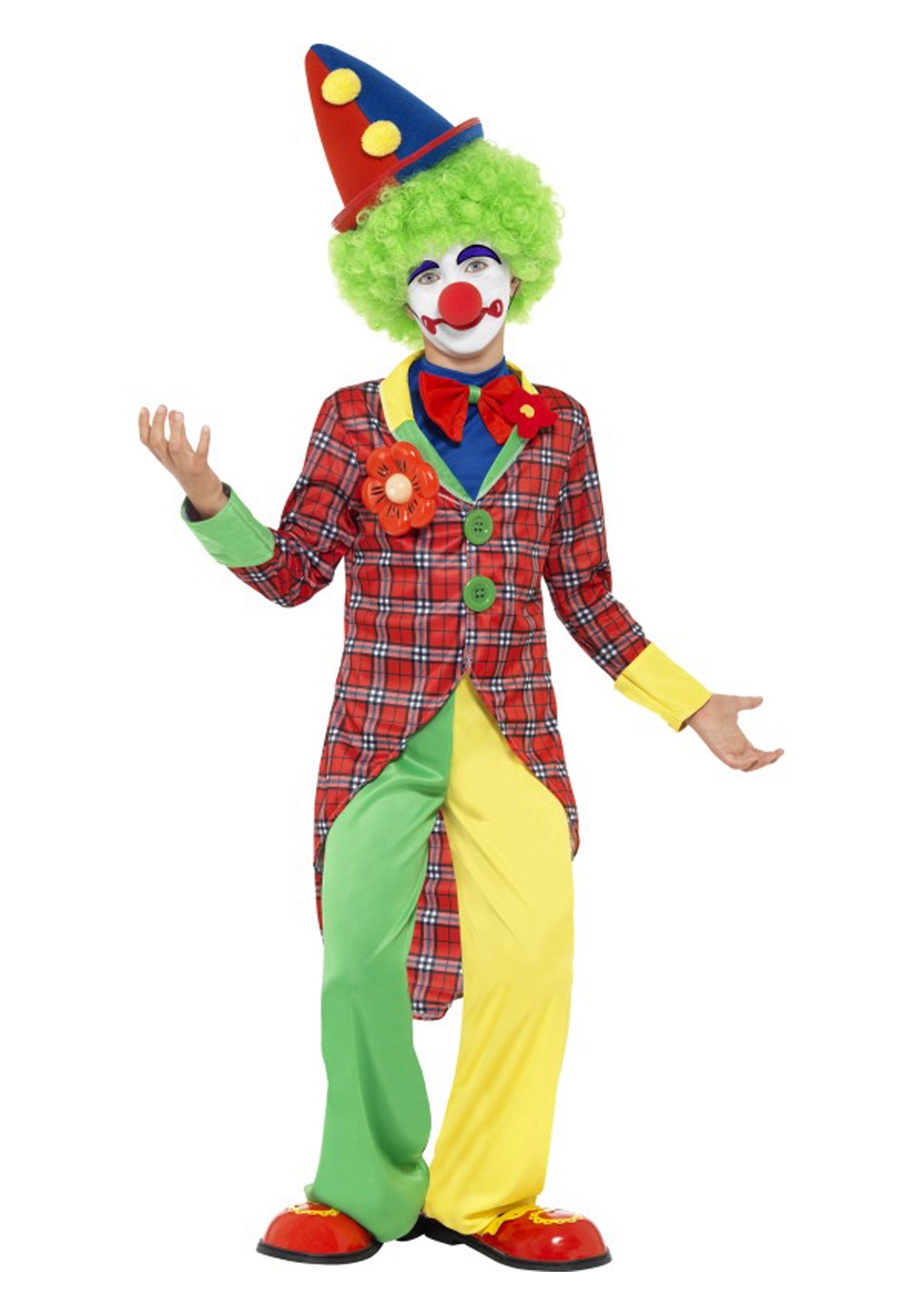 Kids Classical Clown Costume