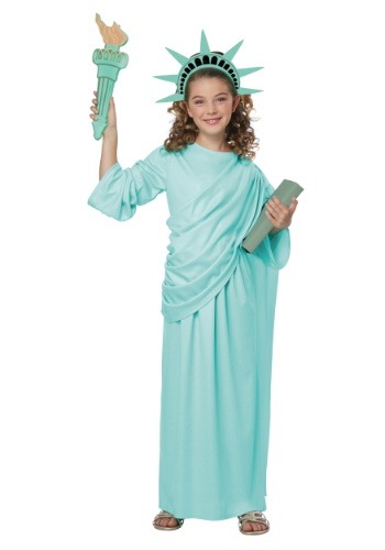 New York Girls Statue Of Liberty Costume