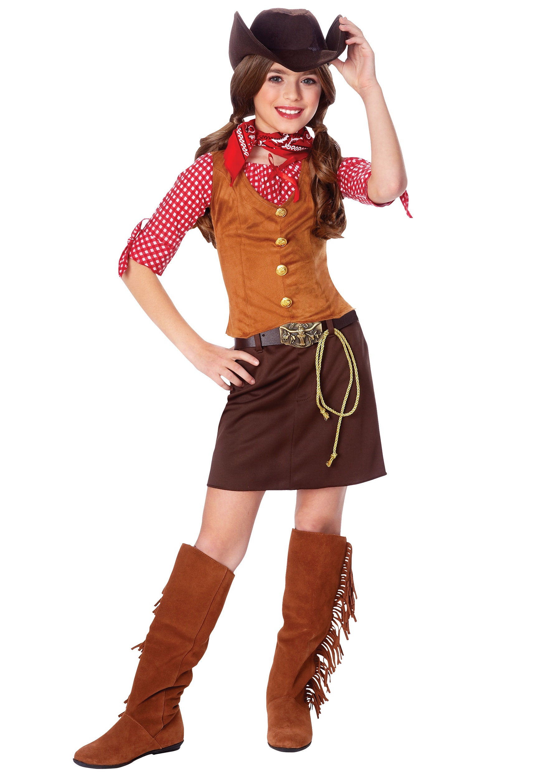 Wild West Gun Slinger Girls Costume