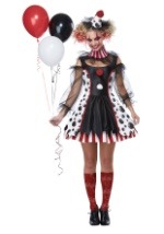 Creepy Clown Womens Costume