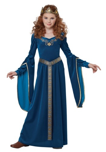 Girls Medieval Princess Costume-update1
